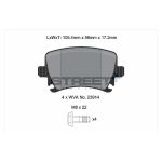 PAGID T8049SP2001 Задние тормозные колодки STREET+ для AUDI A3 (8Px)/ VW GOLF V-VI/SKODA OCTAVIA II-III — изображение 2