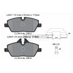 PAGID T8050SP2001 Колодки передние тормозные STREET+ для BMW 1 (E8x) / MINI (F5x, R5x) — изображение 2