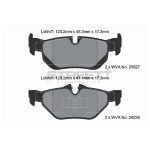 PAGID T8051SP2001 Задние тормозные колодки STREET+ для BMW 1 (E8x) / 3 (E9x) / X1 (E84) — изображение 2