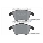 PAGID T8056SP2001 Передние тормозные колодки STREET+ для FORD Mondeo IV / LAND ROVER Freelander 2 — изображение 2