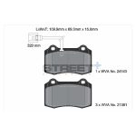 PAGID T8058SP2001 Колодки передние тормозные STREET+ для SEAT Leon (1M1) — изображение 2