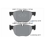 PAGID T8060SP2001 Передние тормозные колодки STREET+ для BMW X4 (F26) / X5 (F15, F85) / BMW X6 (F16, F86) — изображение 2