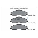PAGID T8062SP2001 Колодки передние тормозные STREET+ для CADILLAC XLR / CHEVROLET Corvette (C6) — изображение 2