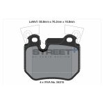 PAGID T8067SP2001 Задние тормозные колодки для BMW 1 (E88) 2007–2013 (STREET+) — изображение 2