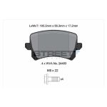 PAGID T8075SP2001 Колодки задние тормозные STREET+ для AUDI Q3 / HAVAL H6 / VW TIGUAN (5N_) — изображение 2