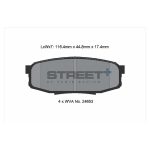 PAGID T8084SP2001 Задние тормозные колодки STREET+ для TOYOTA Land Cruiser 200/Sequoia — изображение 2