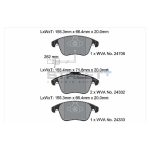 PAGID T8090SP2001 Колодки передние тормозные STREET+ для AUDI A4 B8 / AUDI A5 (8T3, 8F7) — изображение 2