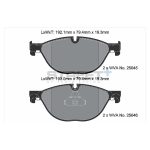 PAGID T8106SP2001 Передние тормозные колодки STREET+ для BMW 5 (F07, F1x) / BMW 6 (F12, F13) / BMW 7 (F0x) — изображение 2