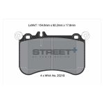 PAGID T8116SP2001 Колодки передние тормозные STREET+ для MERCEDES-BENZ CLS (C218) / E-Class (W212) — изображение 2