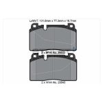 PAGID T8121SP2001 Колодки передние тормозные STREET+ для AUDI A6 C7/Q5 (8RB) / PORSCHE Macan (95B) — изображение 2