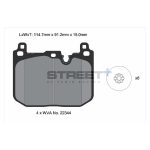 PAGID T8162SP2001 Колодки передние тормозные STREET+ для MINI (F5x) / MINI Countryman (F60) — изображение 2