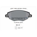 PAGID T8167SP2001 Передние тормозные колодки STREET+ для JAGUAR X-TYPE I (X400) / FORD Mondeo (BWY/B4Y/B5Y) — изображение 2