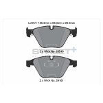 PAGID T8169SP2001 Передние тормозные колодки для BMW 3 (E9x) / X1 (E84) / Z4 Roadster (E89) (STREET+) — изображение 2