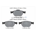 PAGID T8174SP2001 Передние тормозные колодки STREET+ для FORD Focus RS 2002-2004 гг. — изображение 2