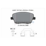 PAGID T8177SP2001 Передние тормозные колодки STREET+ для SEAT Ibiza (6J1/6P5) / VW Polo (9A4/9A2/9N2/9A6) — изображение 2