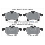 PAGID T8179SP2001 Колодки передние тормозные STREET+ для OPEL Astra G, H / OPEL Corsa C, D — изображение 2