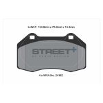 PAGID T8186SP2001 Передние тормозные колодки STREET+ для RENAULT Megane II Sport/Clio III Sport — изображение 2