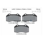 Передние тормозные колодки PAGID T8190SP2001 STREET+ для ALFA ROMEO Mito/ABARTH Punto — изображение 2