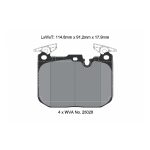 PAGID T8194SP2001 Передние тормозные колодки для BMW M2 (F87) / M3 (F80) / M4 (F82/F83) (STREET+) — изображение 2