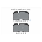 PAGID T8198SP2001 Передние тормозные колодки STREET+ для AUDI TT (8J3/8J9) / A3 Sportback (8PA) — изображение 2
