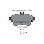 Передние тормозные колодки PAGID T8216SP2001 STREET+ для MERCEDES-BENZ B-CLASS Sports Tourer (W246/W242) / A-CLASS (W176) / CLA Coupe (C117) — изображение 2