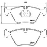 PAGID T8222SP2001 Передние тормозные колодки STREET+ для BMW M3 (E36/E46) / Z4M (E85/E86) — изображение 2