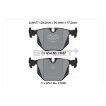 PAGID T8223SP2001 Задние тормозные колодки STREET+ для BMW M3 (E46) / M5 (E39) / Z4 (E85/E86) — изображение 2