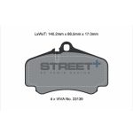 PAGID T8224SP2001 Передние тормозные колодки STREET+ для PORSCHE 911 Carrera 4GTS/Carrera 4S/Carrera S/Carrera GTS (997) — изображение 2