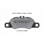 PAGID T8225SP2001 Передние тормозные колодки STREET+ для PORSCHE Cayman GTS (981) / 911 Carrera 4 (991) — изображение 2