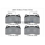 PAGID T8254SP2001 Передние тормозные колодки STREET+ для ALFA ROMEO Giulietta (940) 2010- — изображение 2