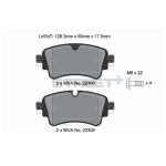 PAGID T8260SP2001 Задние тормозные колодки STREET+ для AUDI A7 Sportback (4KA) / A5 Sportback (F5A/F5F) — изображение 2