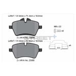PAGID T8303SP2001 Передние тормозные колодки STREET+ для MINI Cooper S (R58/R59) — изображение 2