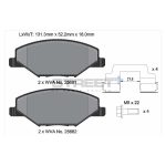PAGID T8304SP2001 Передние тормозные колодки STREET+ для SKODA Rapid / VW Polo V — изображение 2