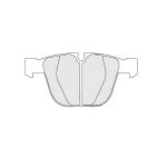 PFC 0919.332.16.44 Колодки задние тормозные Race 332 CMPD 16 мм для BMW M3 (E90/E92/E93) 2008-2013 гг. — изображение 2