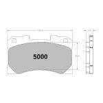 Колодки передние тормозные PFC 5000.68.15.64 для TOYOTA GR Yaris Sport/GR Corolla — изображение 2