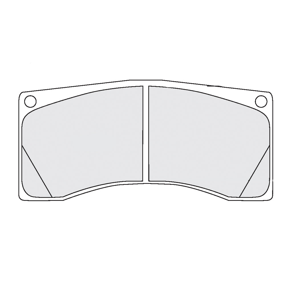 pfc-7700192644-rear-brake-pads-1 PFC 7700.19.26.44 Колодки задние тормозные 19 CMPD 26 мм для PORSCHE 911 GT3 Cup (992) / GT3R (991/992) — изображение 1