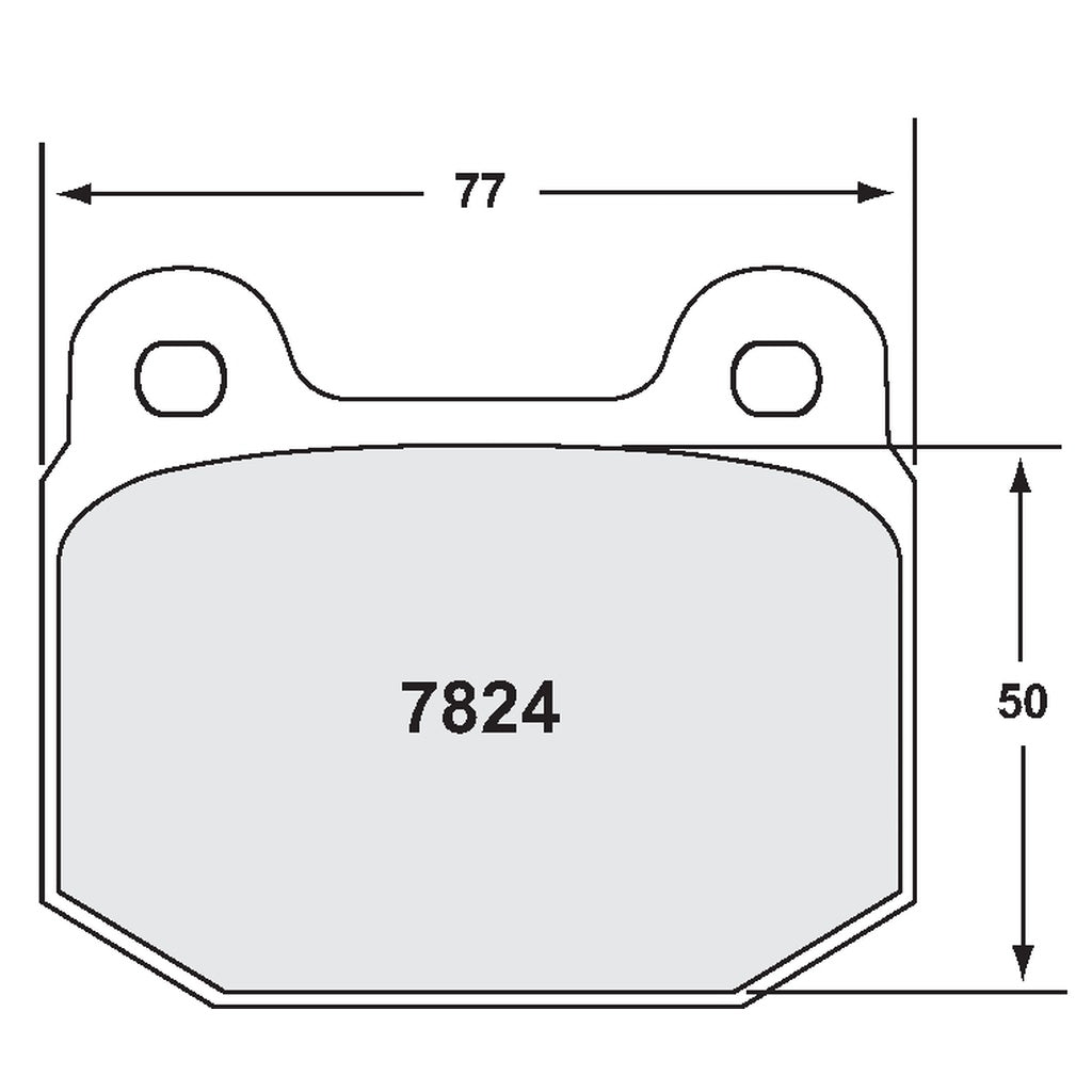 pfc-7824 PFC 7824.08.15.44 Колодки передние тормозные RACE 08 CMPD для LOTUS Exige/Elise — изображение 1