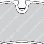Задние тормозные колодки FERODO FCP578H DS2500 для BMW M3 (E36) / M5 (E34)