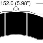 AP RACING CP5070D54-APF404 НАБОР НАКЛАДОК (4)-17,00T