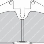 Передние тормозные колодки FERODO FCP451H DS2500 для PORSCHE 911 Carrera/Turbo GT2 4 (993)/FERRARI 456/F355