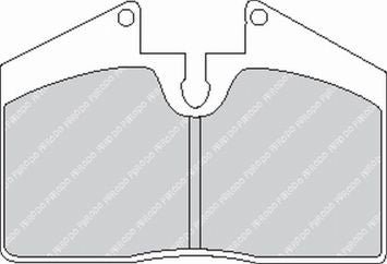 s5iy1PwD_fcp451 Передние тормозные колодки FERODO FCP451H DS2500 для PORSCHE 911 Carrera/Turbo GT2 4 (993)/FERRARI 456/F355 — изображение 1
