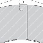 Передние тормозные колодки FERODO FCP891H DS2500 для PORSCHE 911 Turbo GT2/Turbo GT2 4/Turbo 4 (993)