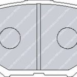 Передние тормозные колодки FERODO FCP1528H DS2500 для TOYOTA Corolla Verso