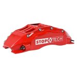 STOPTECH 83.488.6700.71 Комплект передних больших тормозов 355x32 мм с прорезями / ST-60 Красный для NISSAN 370Z (Z34) — изображение 2