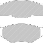 Передние тормозные колодки FERODO FDS392 DS Performance для VW Golf (Mk2 / Mk3) / SEAT Ibiza (6K1)