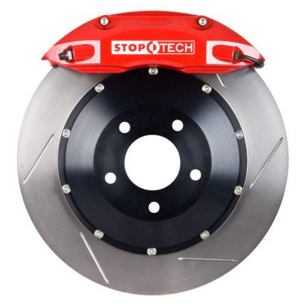STOPTECH 83.838.4700.71 BBK 2PC РОТОР ПЕРЕДНИЙ С ШРЕЗАМИ 355X32/ST40 RED SUBARU STI '04-07