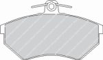 Передние тормозные колодки FERODO FCP774H DS2500 для AUDI 80/90/VW Golf (Mk3)/Scirocco