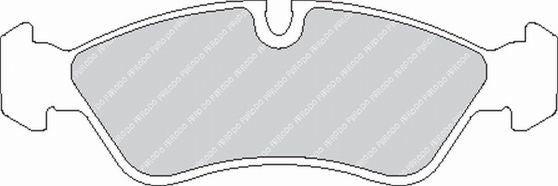 wNQBTvp0_fcp584 Передние тормозные колодки FERODO FCP584R DS3000 для OPEL Kadet 2.0 GSI 16V — изображение 1