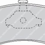 Передние тормозные колодки FERODO FCP1082H DS2500 для FORD Fiesta (Mk3/Mk4)