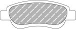 Передние тормозные колодки FERODO FCP1790H DS2500 для PEUGEOT 107/CITROEN C1/TOYOTA Aygo